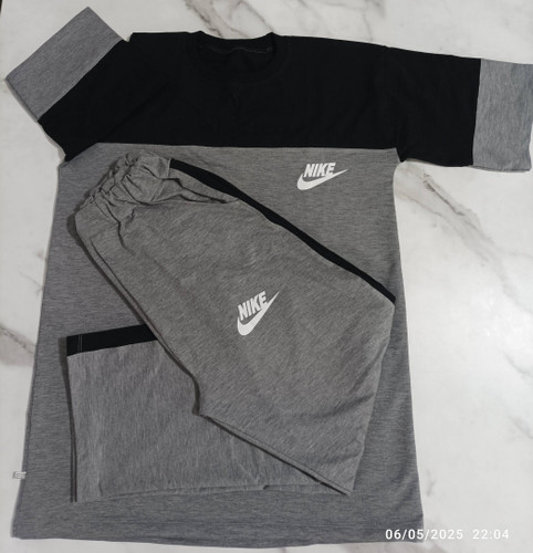 ست تیشرت شلوار زنانه مدل ترکیبی طرح نایک