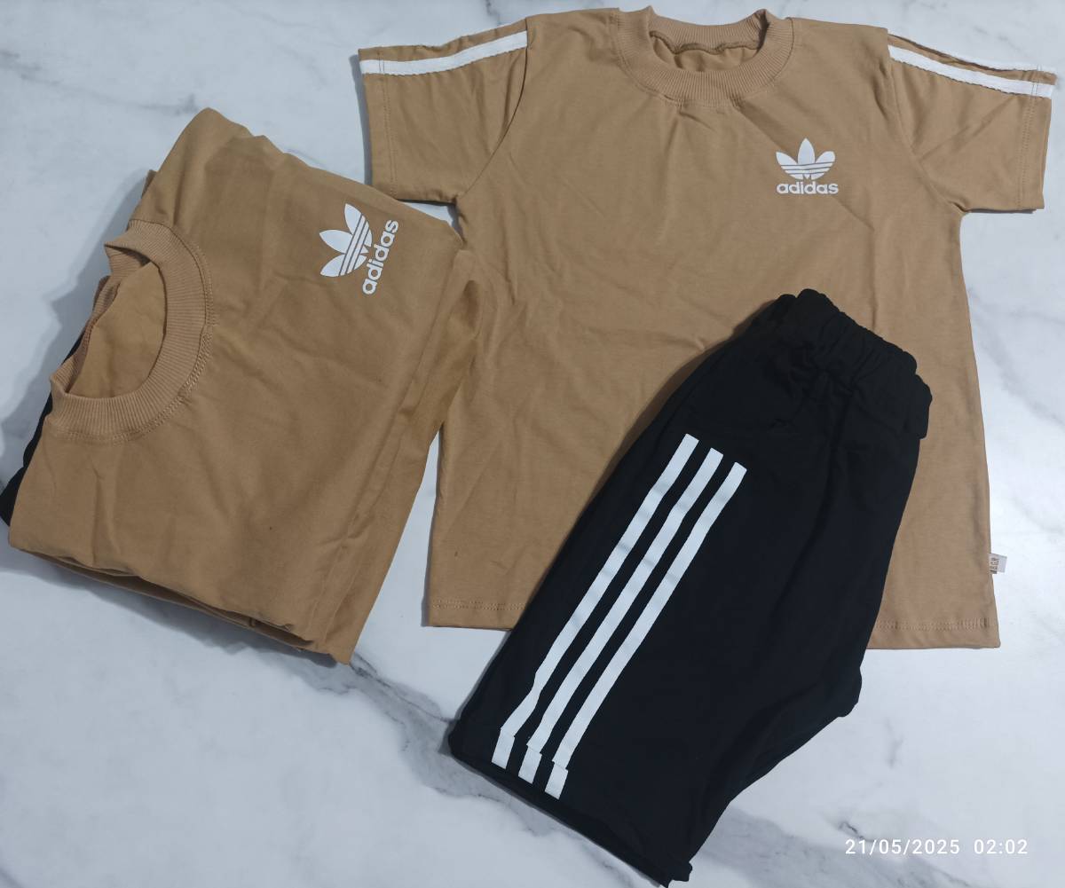 ست تیشرت شلوارک پسرانه طرح آدیداس