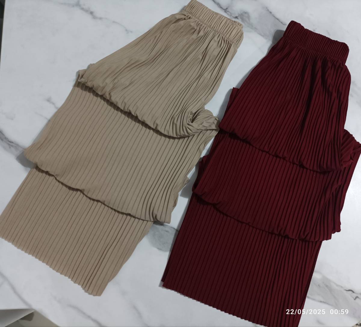 شلوار تک زنانه مدل پلیسه ای