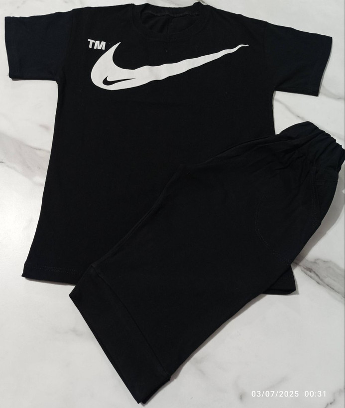 ست تیشرت شلوارک پسرانه طرح نایک