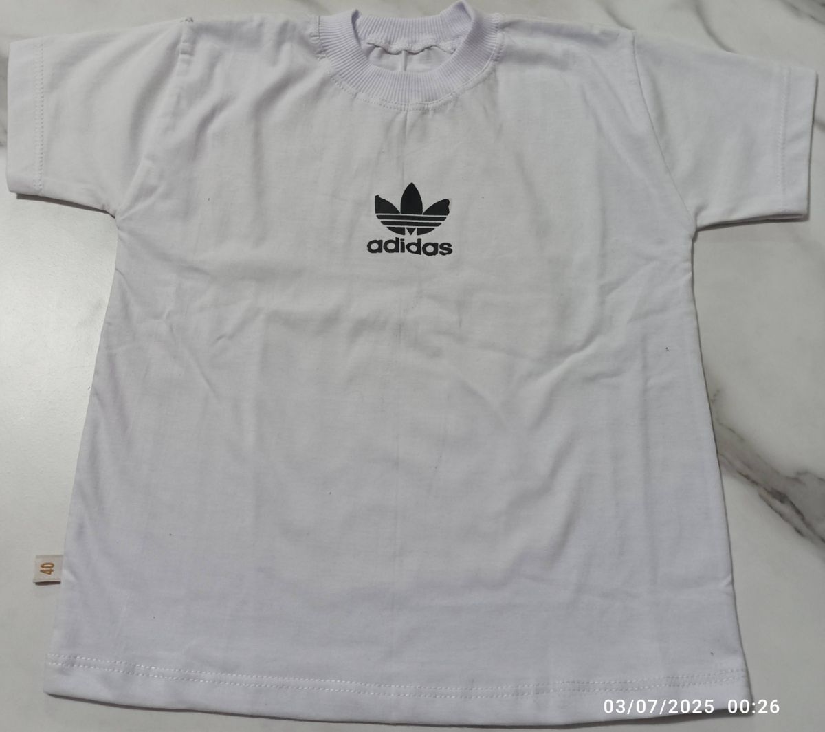 تیشرت تک مشترک دختر و پسر طرح آدیداس