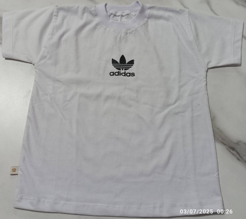 تیشرت تک مشترک دختر و پسر طرح آدیداس