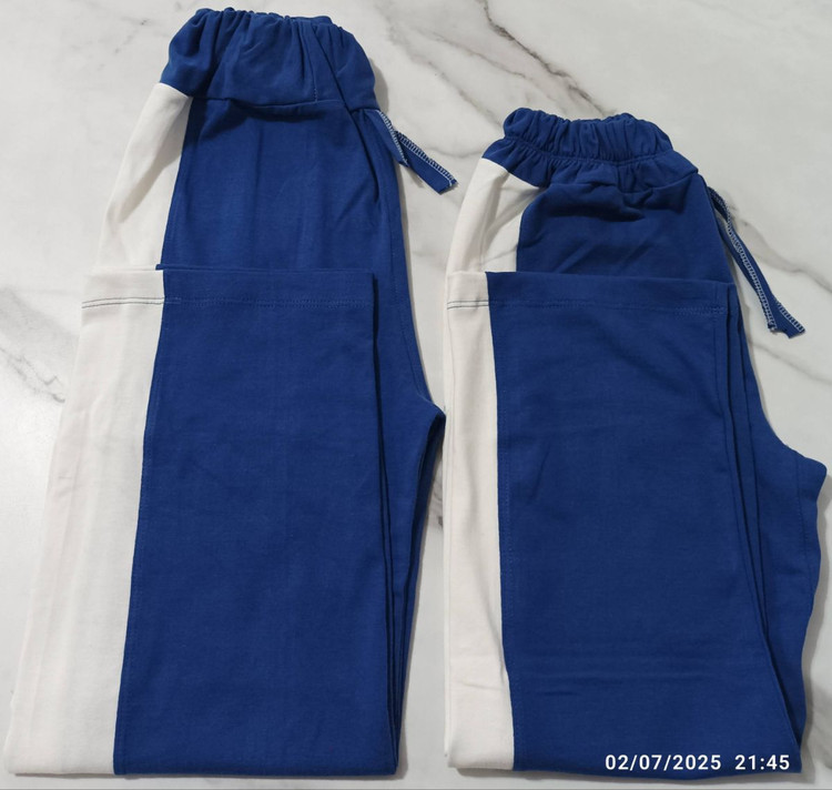 شلوار تک دخترانه بگ مدل بغل سفید