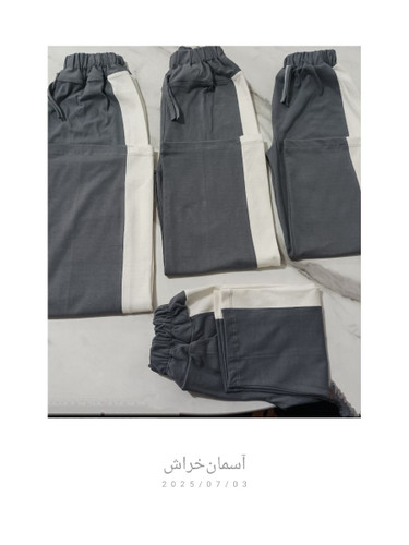 شلوار تک دخترانه بگ مدل بغل سفید