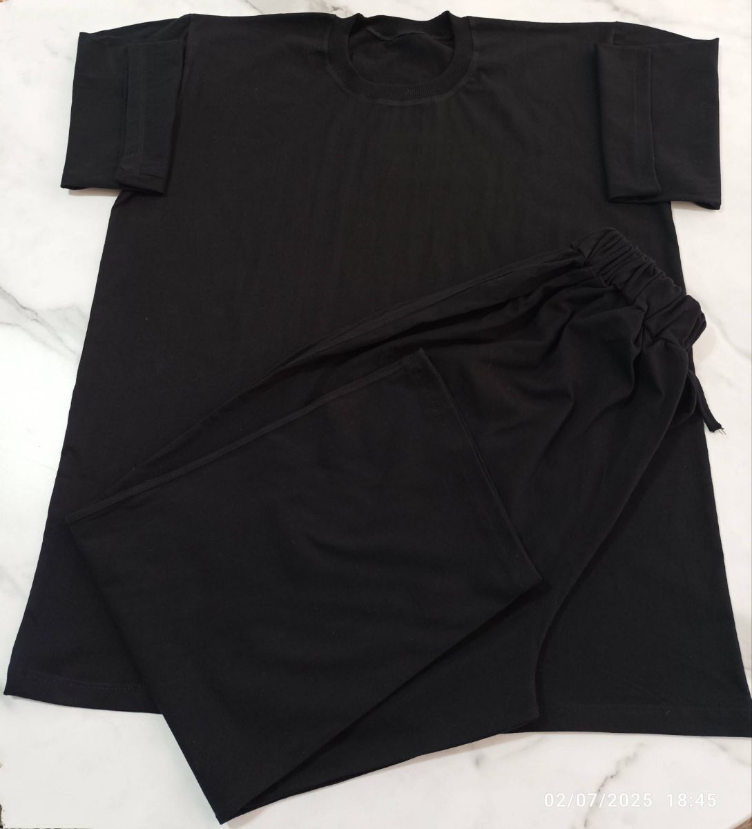 ست تیشرت شلوار زنانه طرح ساده