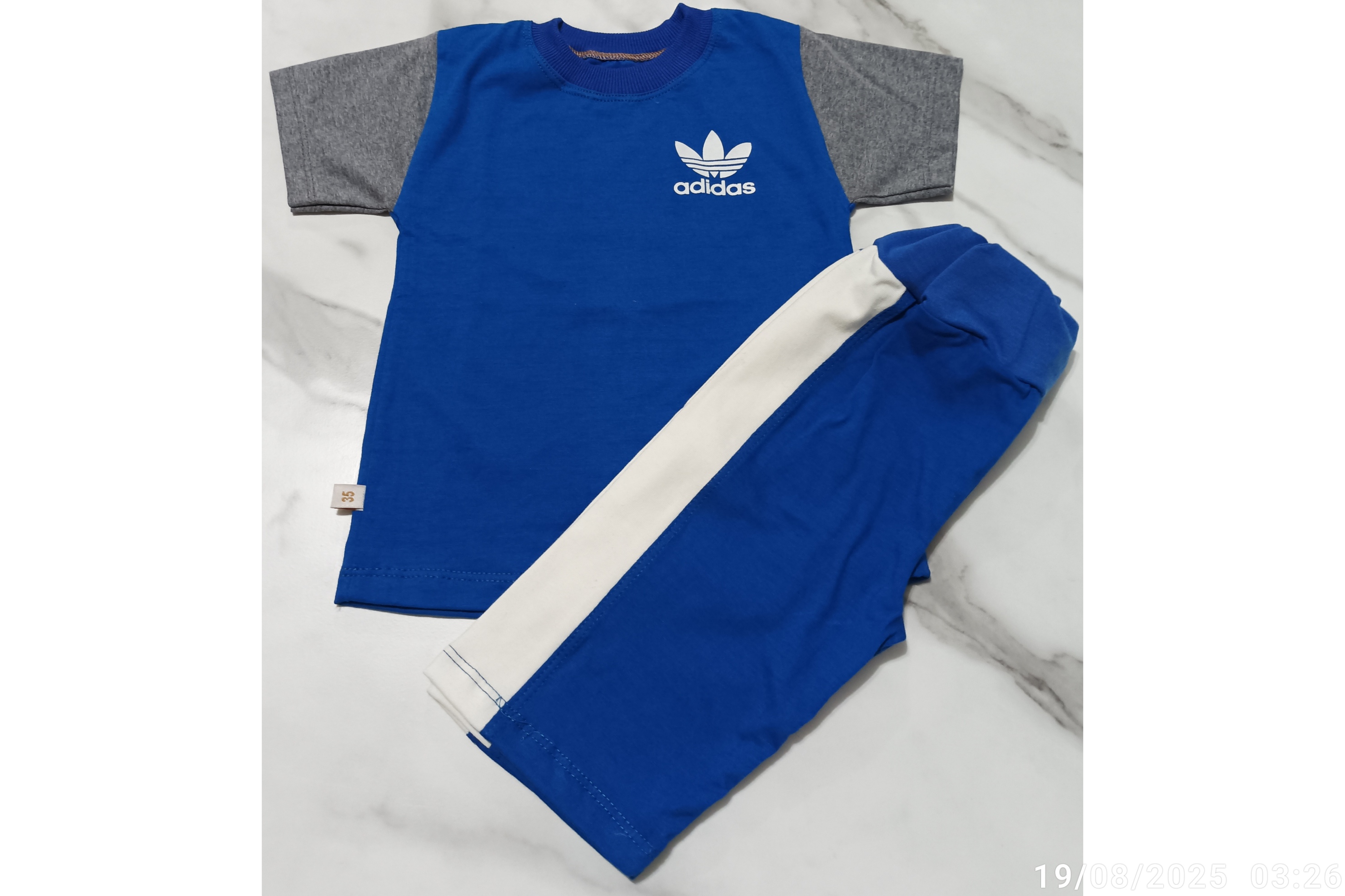 ست تیشرت شلوارک پسرانه طرح آدیداس