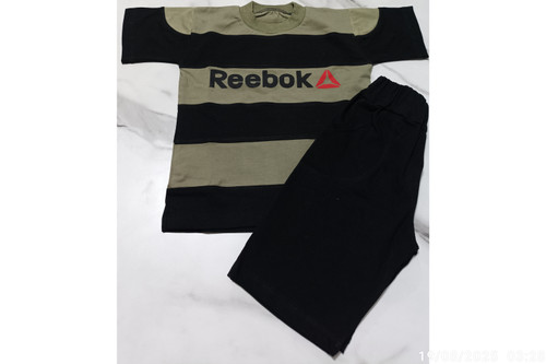 ست تیشرت شلوارک پسرانه مدل ترکیبی طرح ریباک