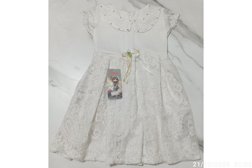 پیراهن مجلسی دخترانه نگین کاری شده