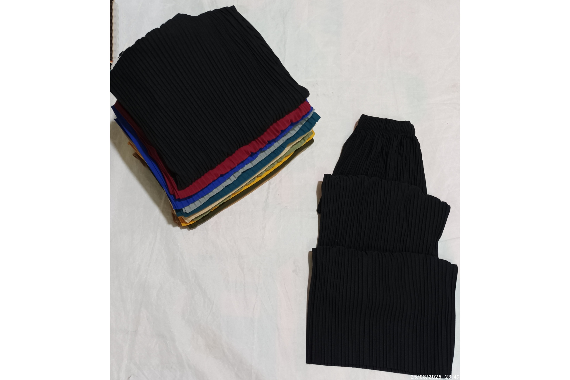 شلوار تک زنانه مدل پلیسه ای