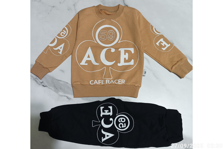 ست جذاب بلوز و شلوار پسرانه طرح 59وACE