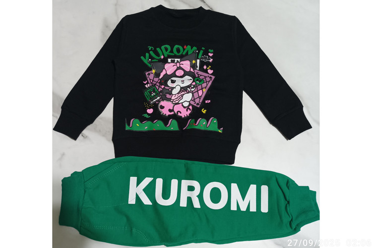 ست بلوز و شلوار دخترانه طرح جذاب کورومی