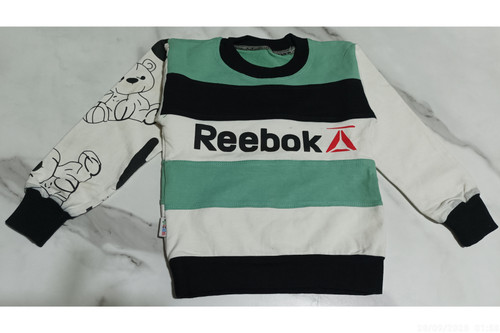 ست بلوز و شلوار پسرانه طرح ریباک و آسین طرح خرس