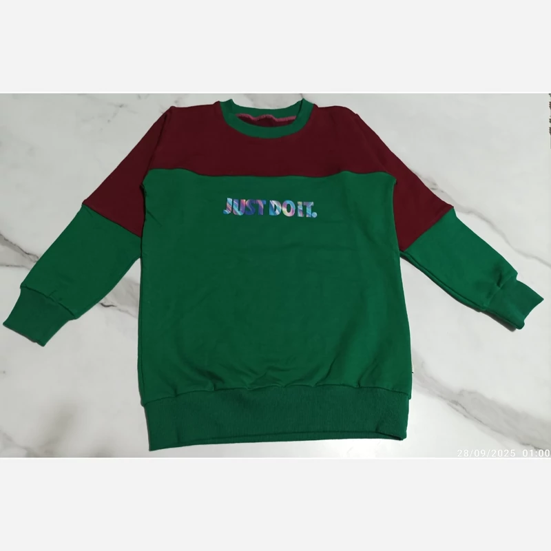 بلوز تک پسرانه طرح جاست دویت