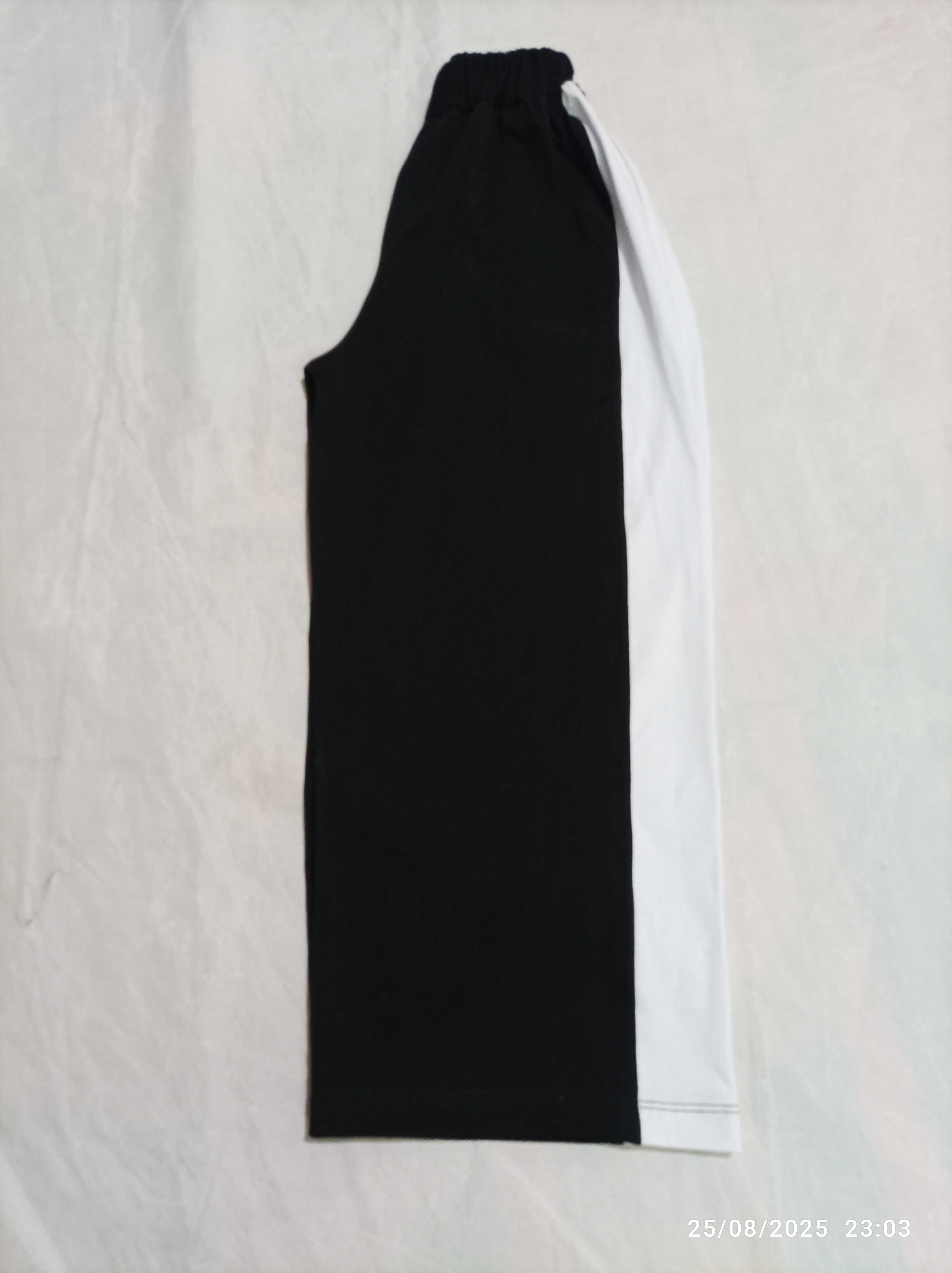 شلوار تک دخترانه بگ مدل بغل سفید