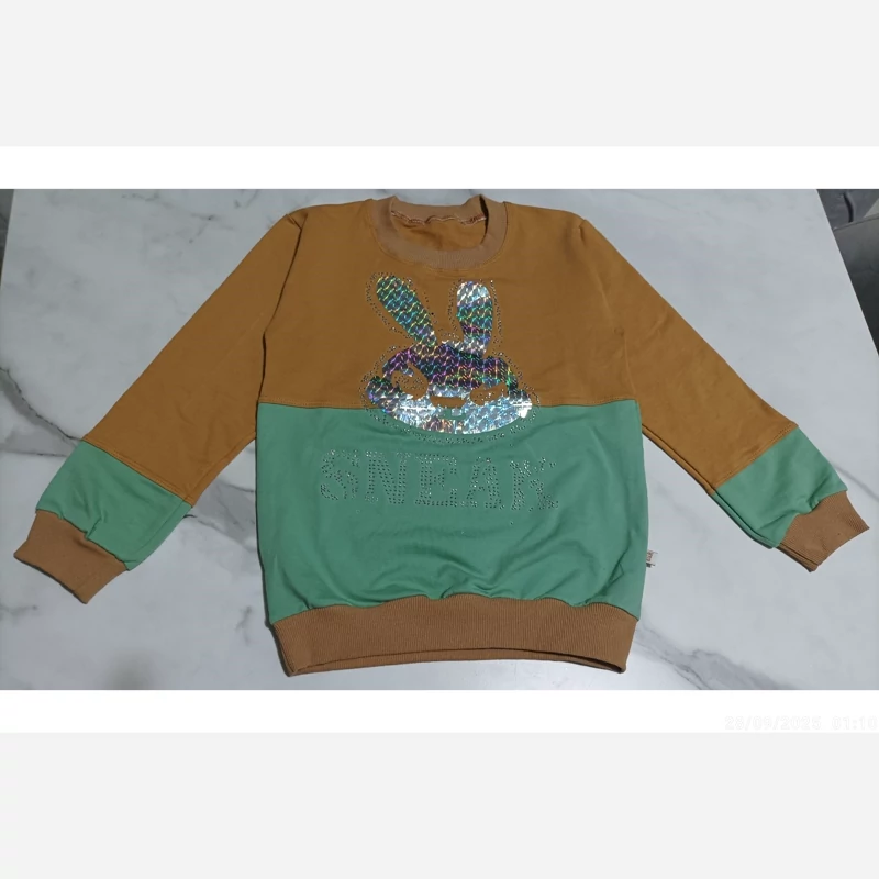 بلوز تک دخترانه طرح خرگوش